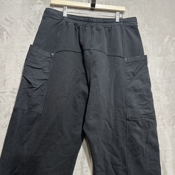 WE THE FREE Jet Set Women's XL Black Wide Leg Ankle Length Lounge Sweatpants NWT - Picture 8 of 15